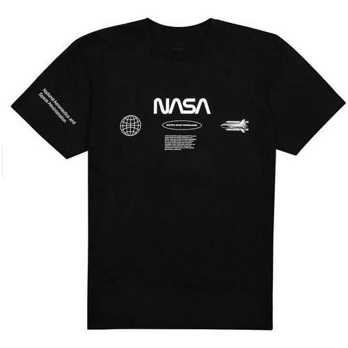 textil Hombre Camisetas manga larga Nasa Space Programme Negro