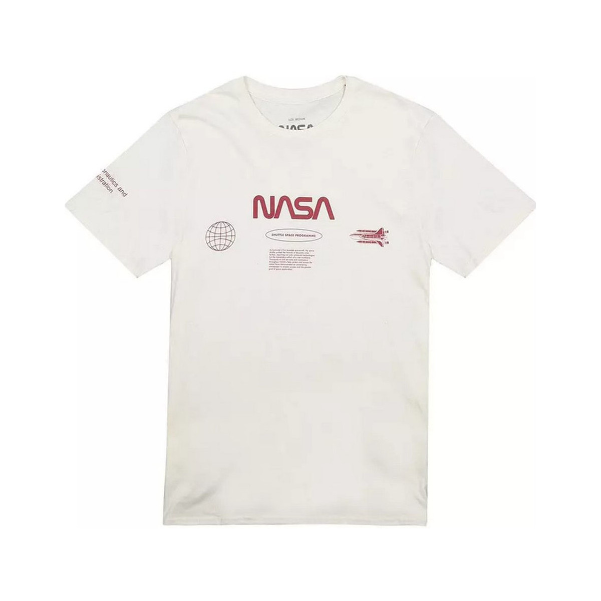 textil Hombre Camisetas manga larga Nasa Space Programme Beige