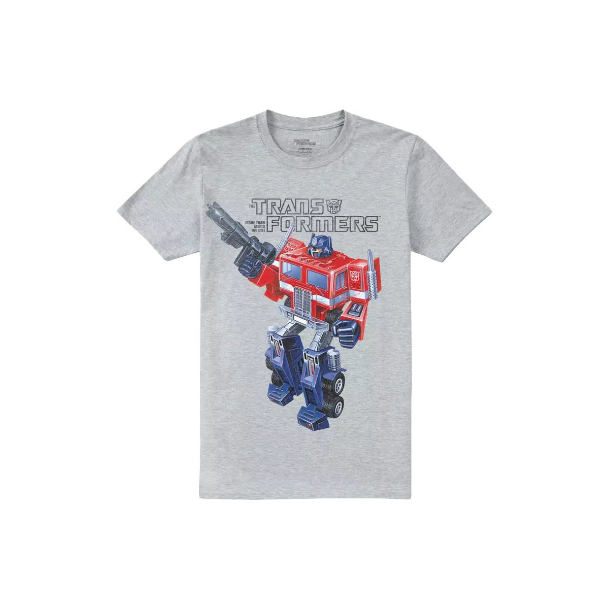 textil Hombre Camisetas manga larga Transformers Old School Gris