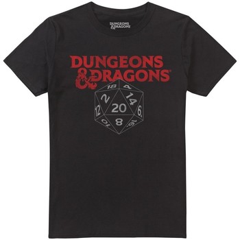 textil Hombre Camisetas manga larga Dungeons & Dragons  Negro