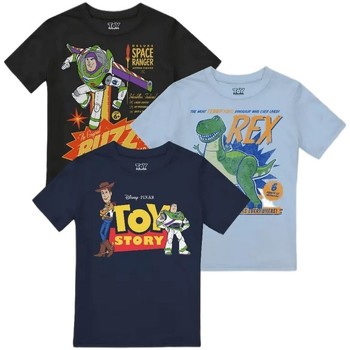 textil Niño Camisetas manga larga Toy Story Buzz Woody & Rex Blanco