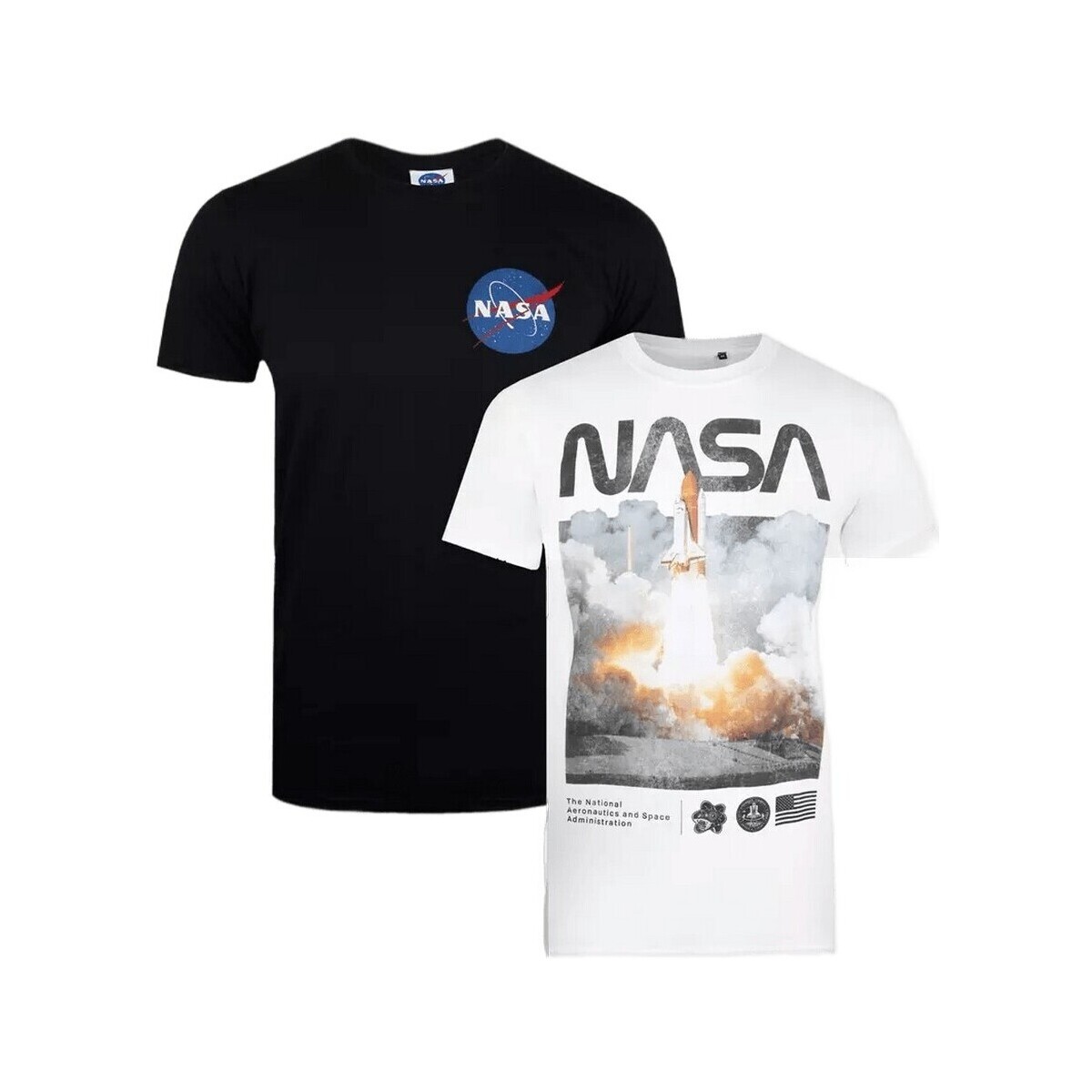 textil Hombre Camisetas manga larga Nasa Mission Control Negro