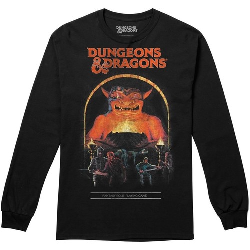 textil Hombre Camisetas manga larga Dungeons & Dragons The Roleplayer Negro