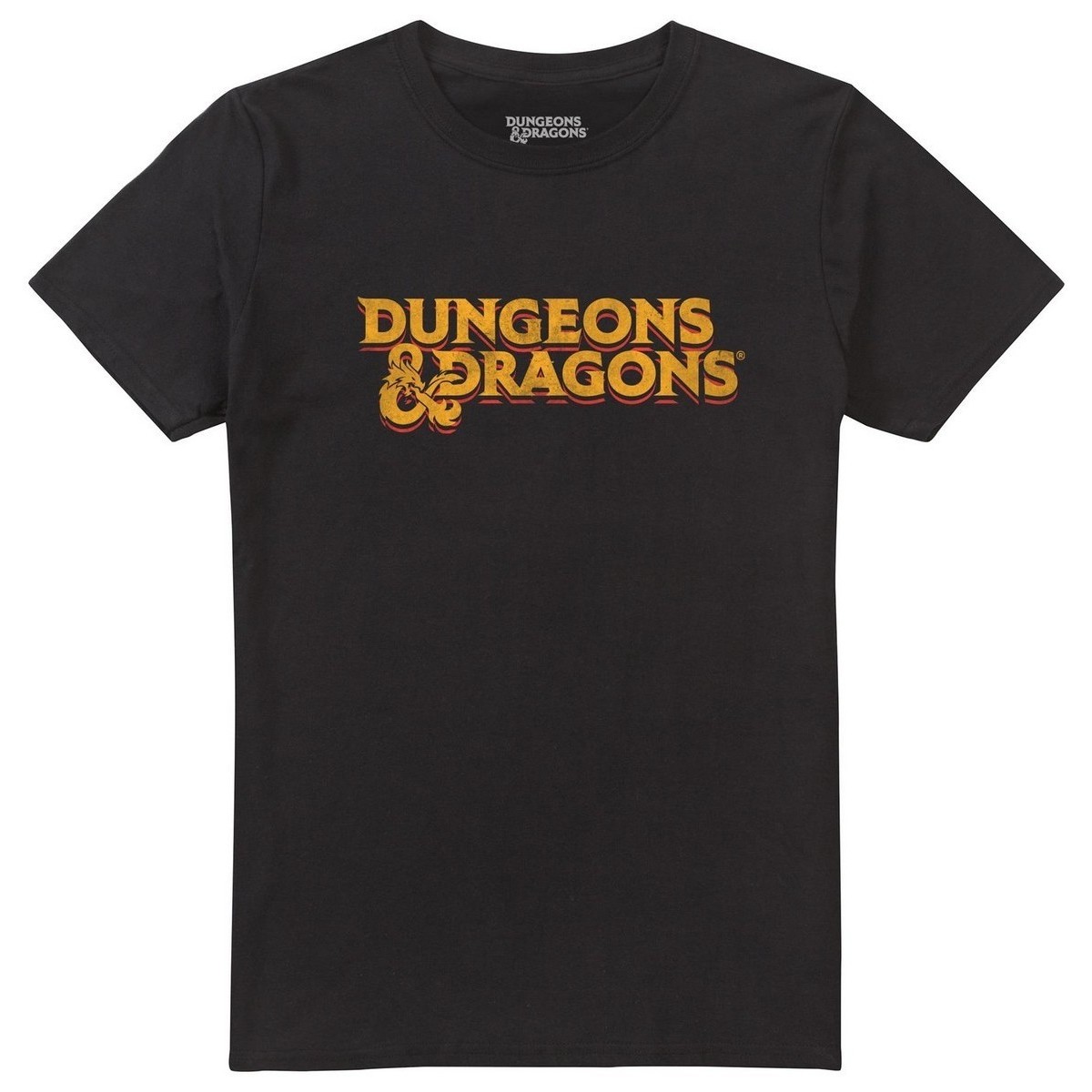 textil Hombre Camisetas manga larga Dungeons & Dragons 70's Negro