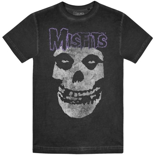 textil Hombre Camisetas manga larga Misfits TV1859 Negro