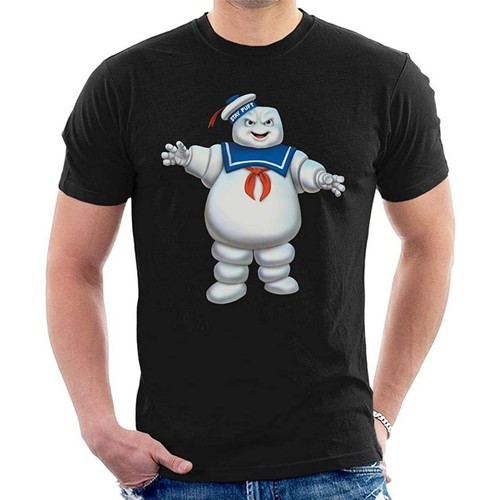 textil Hombre Camisetas manga larga Ghostbusters Stay Puft Negro
