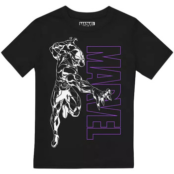 textil Niño Camisetas manga larga Black Panther  Negro