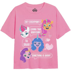 textil Niña Camisetas manga larga My Little Pony Texting Ponies Rojo