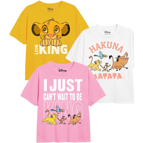 textil Niña Camisetas manga larga The Lion King Simba & Friends Multicolor