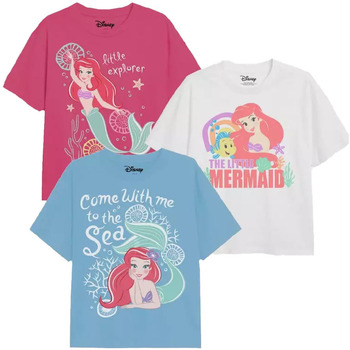 textil Niña Camisetas manga larga The Little Mermaid Explore The Sea Rojo