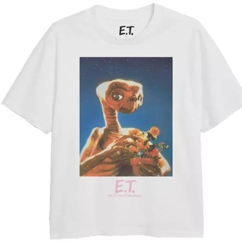 textil Niña Camisetas manga larga E.t. The Extra-Terrestrial  Blanco