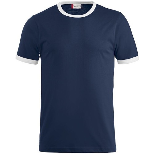 textil Camisetas manga larga C-Clique Nome Azul