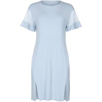 textil Mujer Pijama Lisca Camisón de manga corta Smooth  Cheek Azul