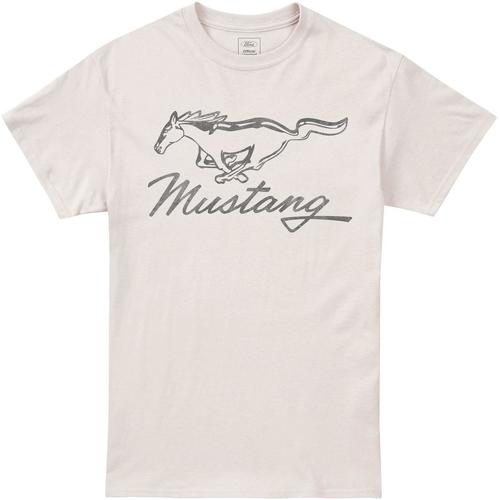 textil Hombre Camisetas manga larga Ford Mustang Beige