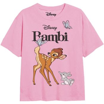 textil Niña Camisetas manga larga Bambi  Rojo