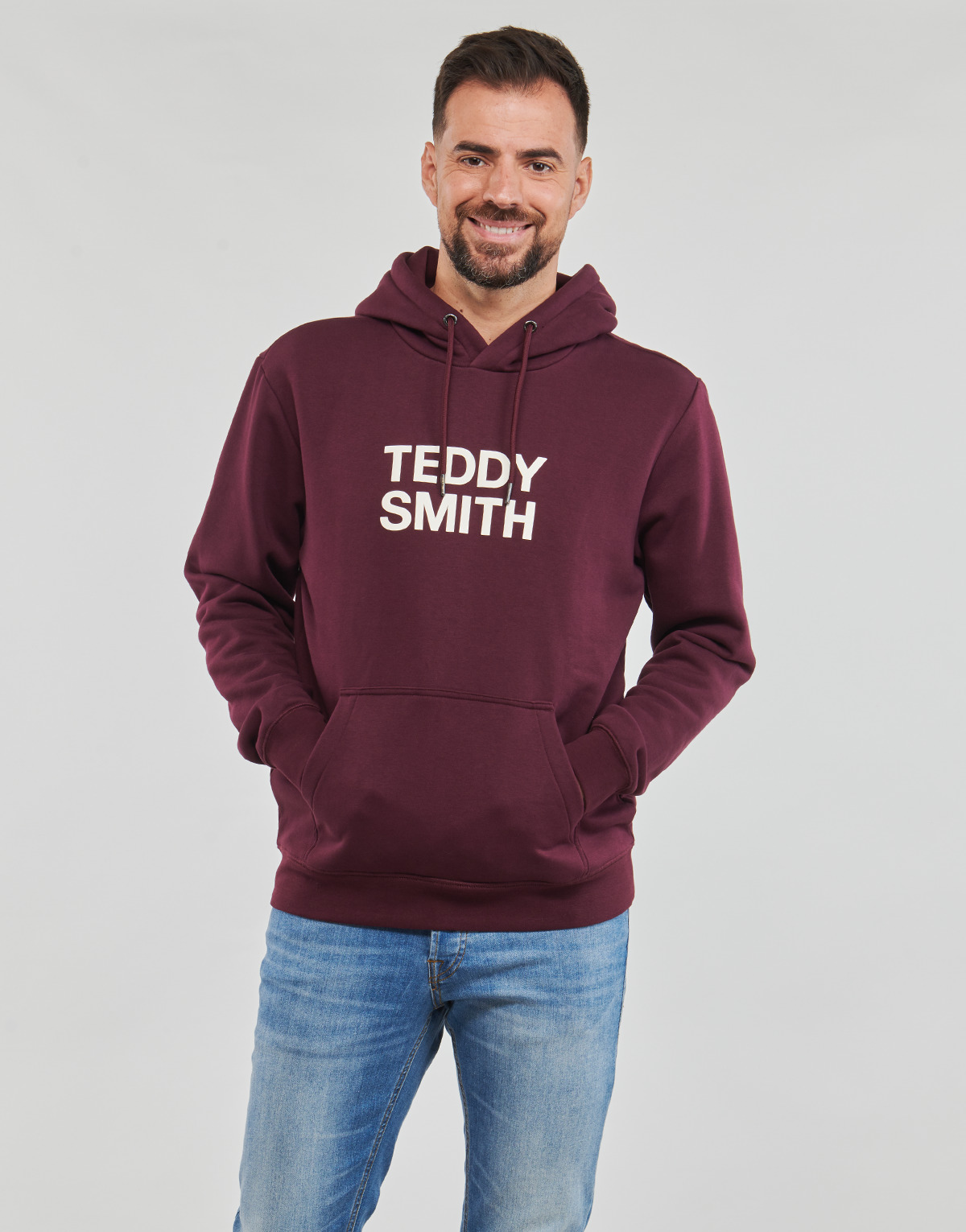 textil Hombre Sudaderas Teddy Smith SICLASS HOODY Burdeo