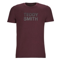 textil Hombre Camisetas manga corta Teddy Smith TICLASS Burdeo