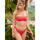textil Mujer Bañador por piezas Lisca Bañador slip escotado Santorini Rojo
