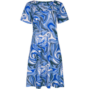 textil Mujer Vestidos Lisca Vestido de verano manga corta Palma Azul