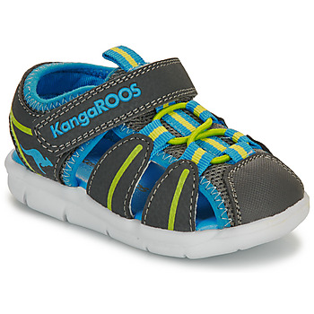 Zapatos Niño Sandalias de deporte Kangaroos K-Grobi Gris / Amarillo / Azul