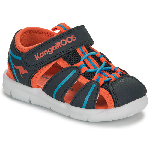 Zapatos Niño Sandalias de deporte Kangaroos K-Grobi Marino / Naranja