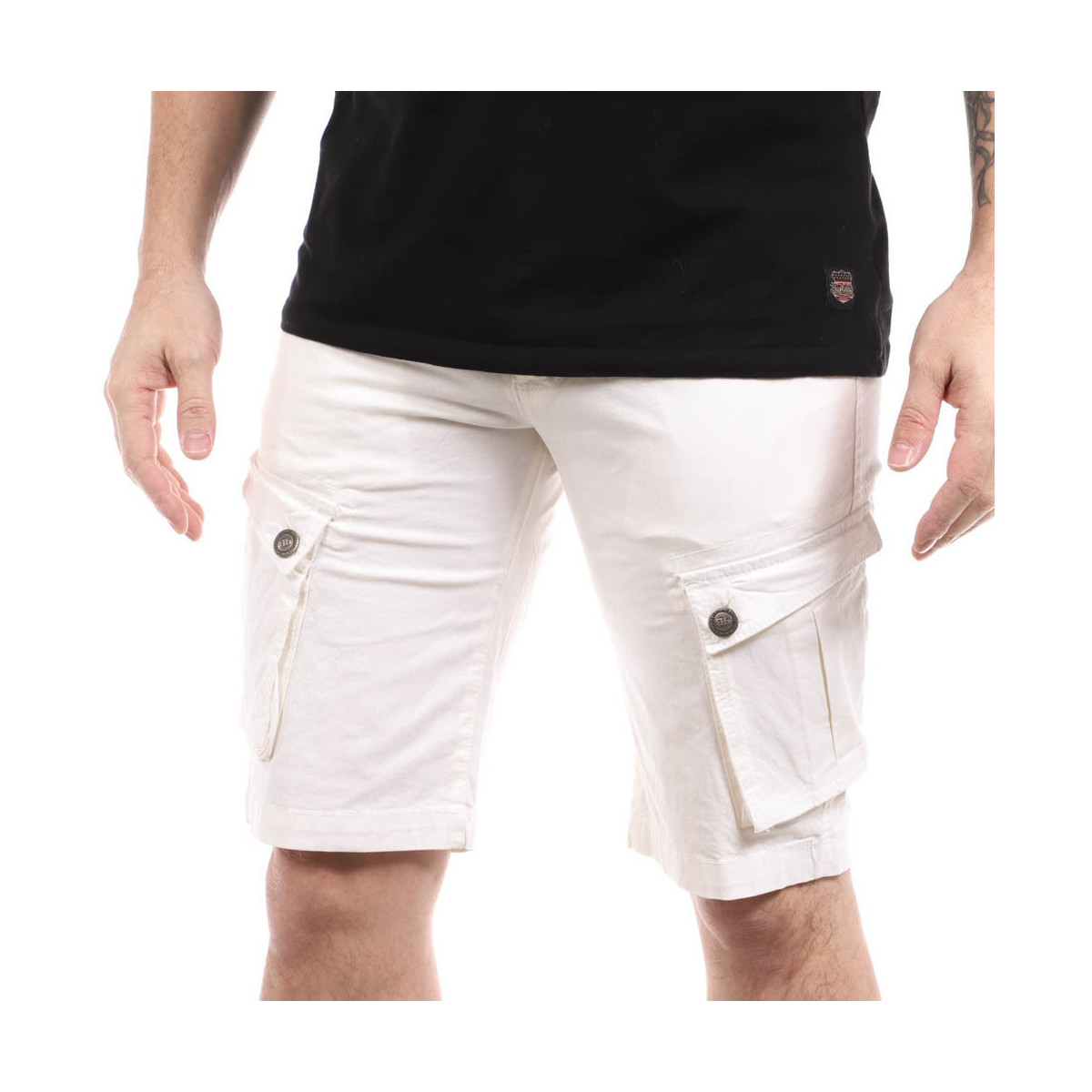 textil Hombre Shorts / Bermudas Paname Brothers  Blanco