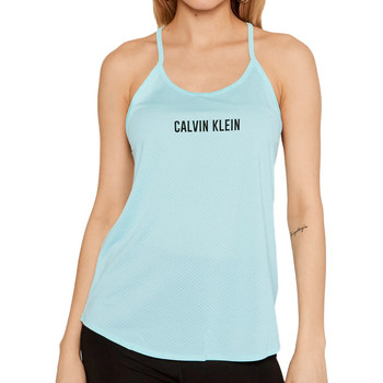 textil Mujer Camisetas sin mangas Calvin Klein Jeans  Azul