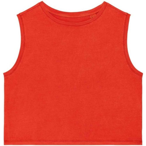 textil Mujer Camisetas sin mangas Native Spirit PC5117 Rojo
