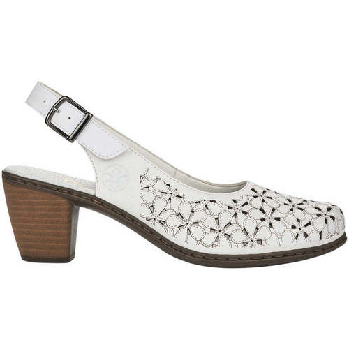 Zapatos Mujer Sandalias de deporte Rieker  Blanco