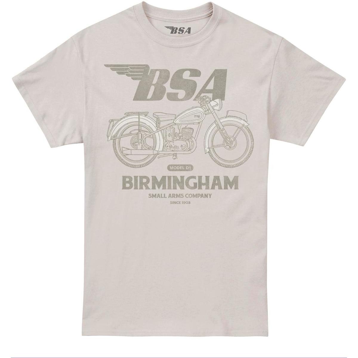 textil Hombre Camisetas manga larga Bsa Birmingham Small Arms Beige