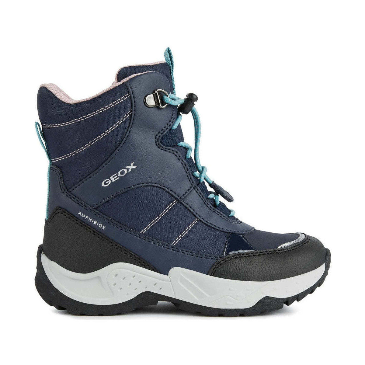 Zapatos Niña Botas de caña baja Geox  Azul