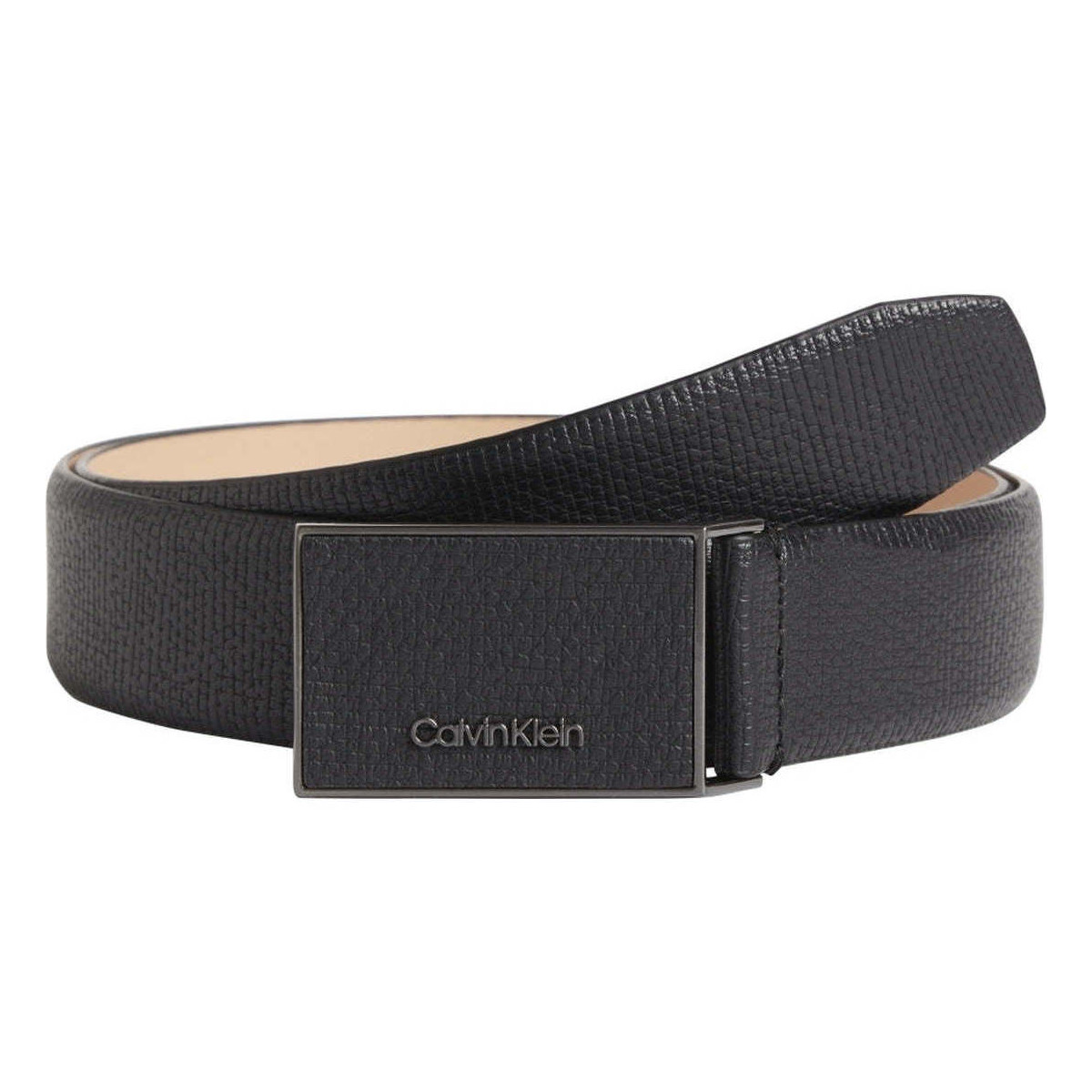 Accesorios textil Hombre Cinturones Calvin Klein Jeans  Negro