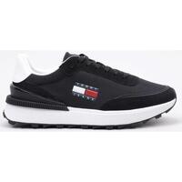 Zapatos Hombre Zapatillas bajas Tommy Hilfiger TOMMY JEANS TECHN. RUNNER Negro