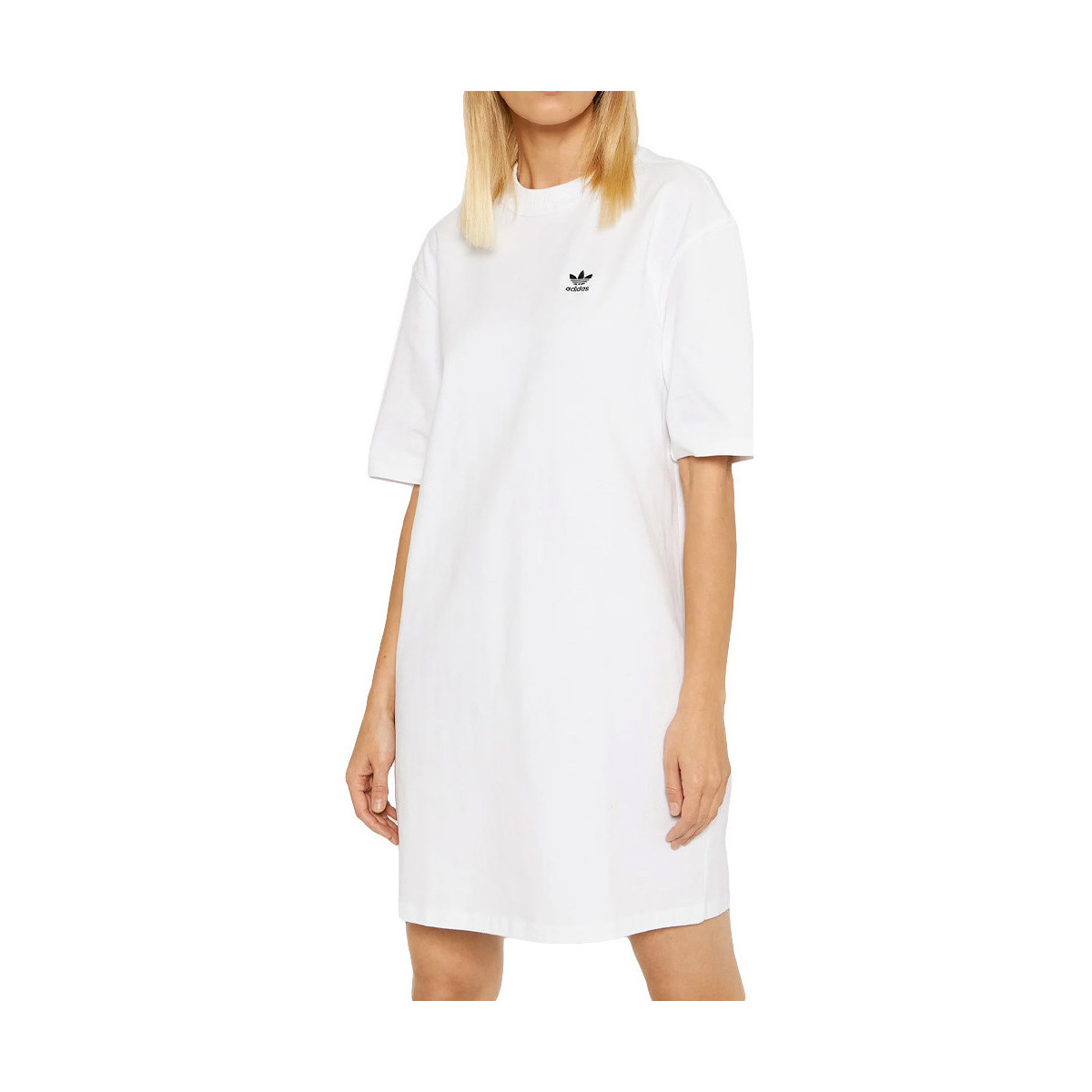 textil Mujer Vestidos cortos adidas Originals  Blanco