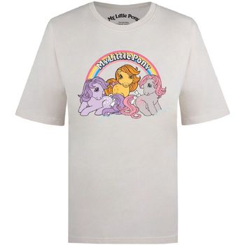 textil Mujer Camisetas manga larga My Little Pony Mon Petit Poney Blanco