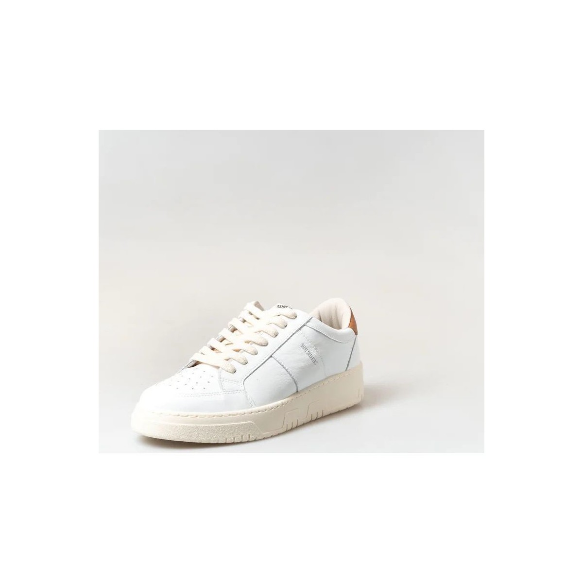 Zapatos Hombre Deportivas Moda Saint Sneakers GOLF WHITE/CUOIO-WHITE/CUOIO Blanco