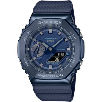 Relojes & Joyas Hombre Relojes mixtos analógico-digital Casio GM-2100N-2AER, Quartz, 44mm, 20ATM Azul