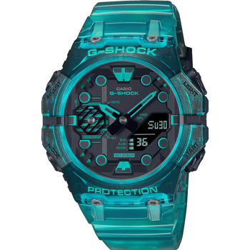 Relojes & Joyas Hombre Relojes mixtos analógico-digital Casio GA-B001G-2AER, Quartz, 46mm, 20ATM Azul
