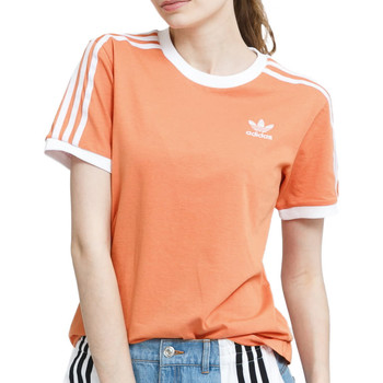 textil Mujer Camisetas manga corta adidas Originals  Naranja