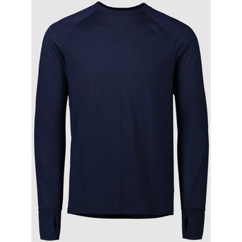 textil Hombre Tops y Camisetas Poc 61610-1582 M's Light Merino Jersey Tumaline Navy Azul