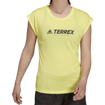 textil Mujer Tops y Camisetas adidas Originals  Amarillo