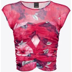 textil Mujer Camisetas sin mangas Pinko TRIPLICE-YN3 Rosa