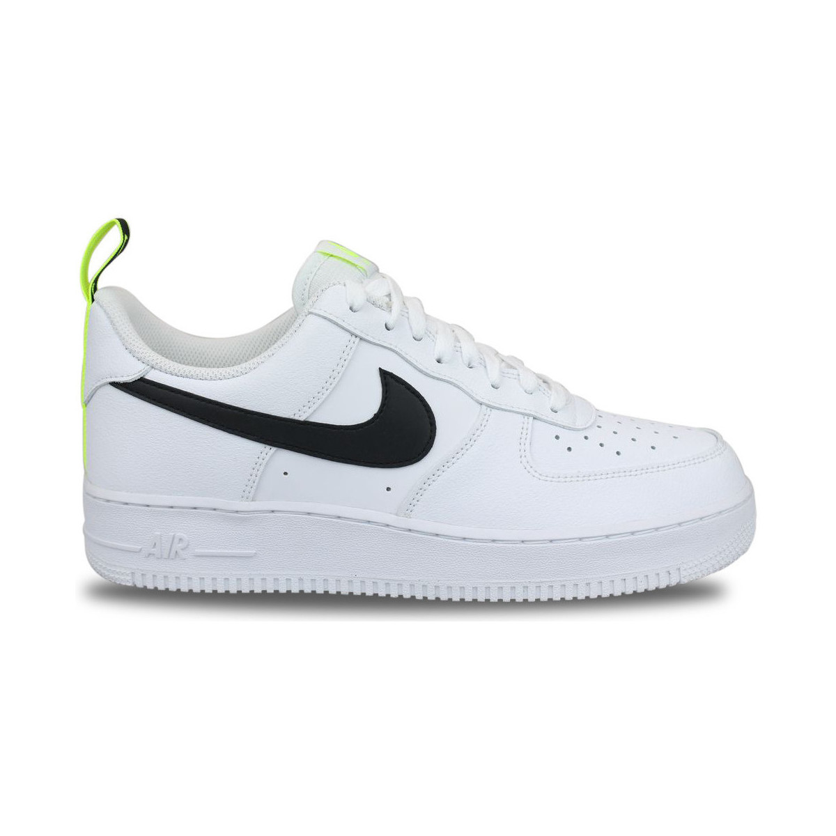 Zapatos Hombre Zapatillas bajas Nike Air Force 1 '07 White Neon Blanc Blanco