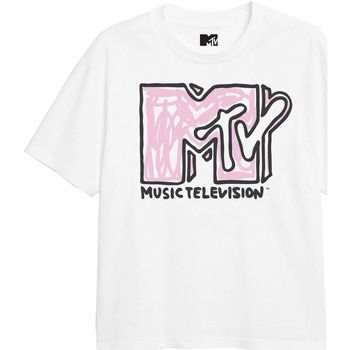 textil Niña Camisetas manga larga Mtv TV2028 Blanco