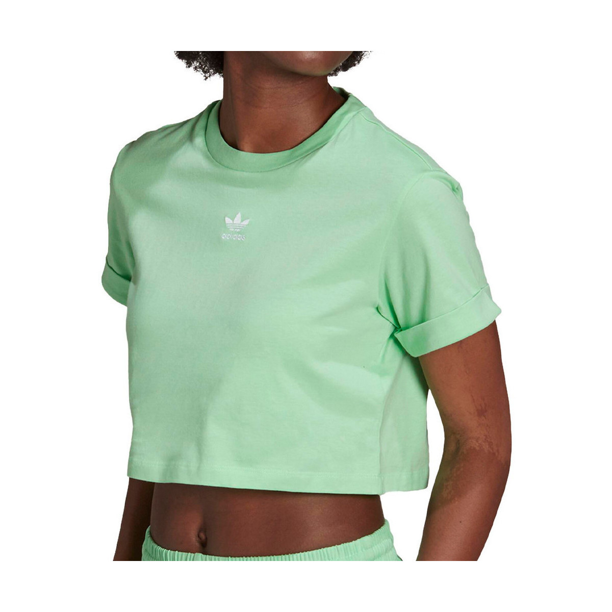 textil Niña Tops y Camisetas adidas Originals  Verde