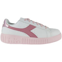 Zapatos Deportivas Moda Diadora Game step gs 101.176595 01 C0237 White/Sweet pink Rosa