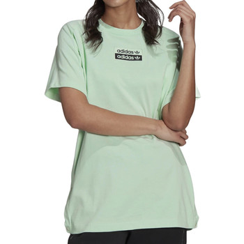 textil Mujer Camisetas manga corta adidas Originals  Verde