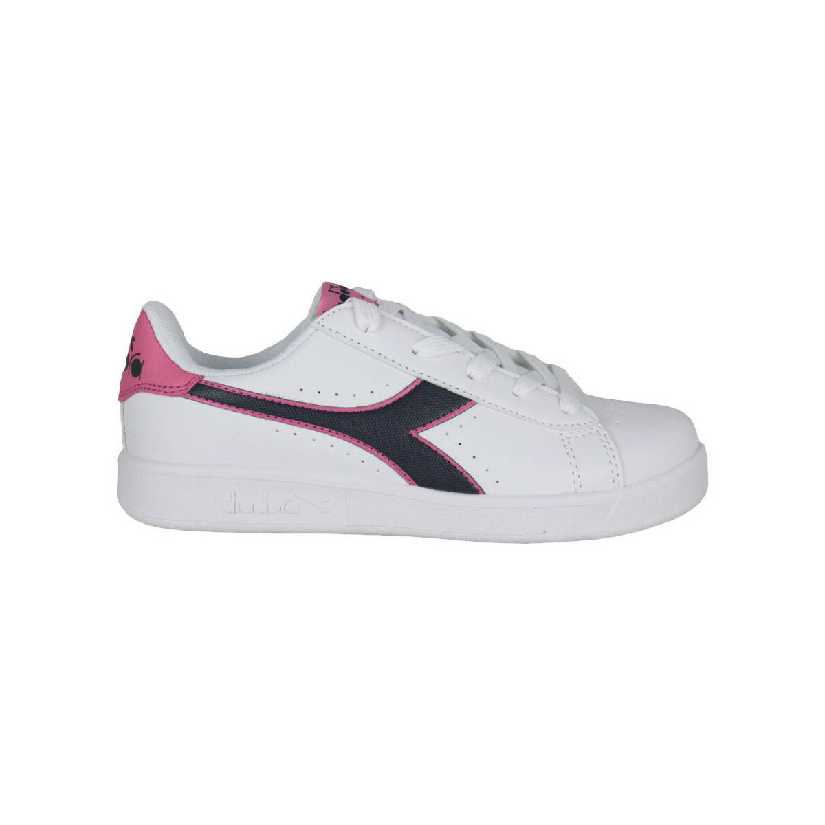 Zapatos Niños Deportivas Moda Diadora 101.173323 01 C8593 White/Black iris/Pink pas Blanco