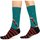 Accesorios Calcetines Jimmy Lion Calcetines  Human Cannon Ball Dark Acqua Verde