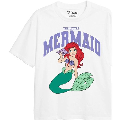 textil Niña Camisetas manga larga Little Mermaid Collegiate Blanco